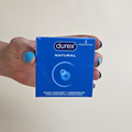 Durex Natural - Preservativos Lubrificados (3 Unidades)