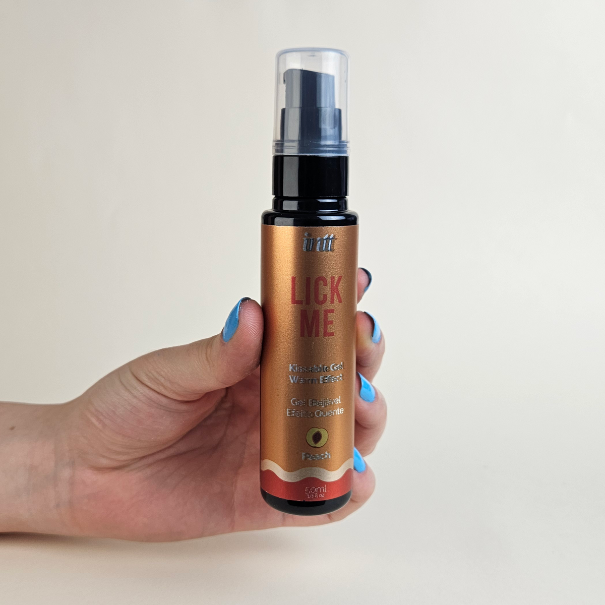 INTT Lick Me Peach - Gel Beijável com Efeito Calor