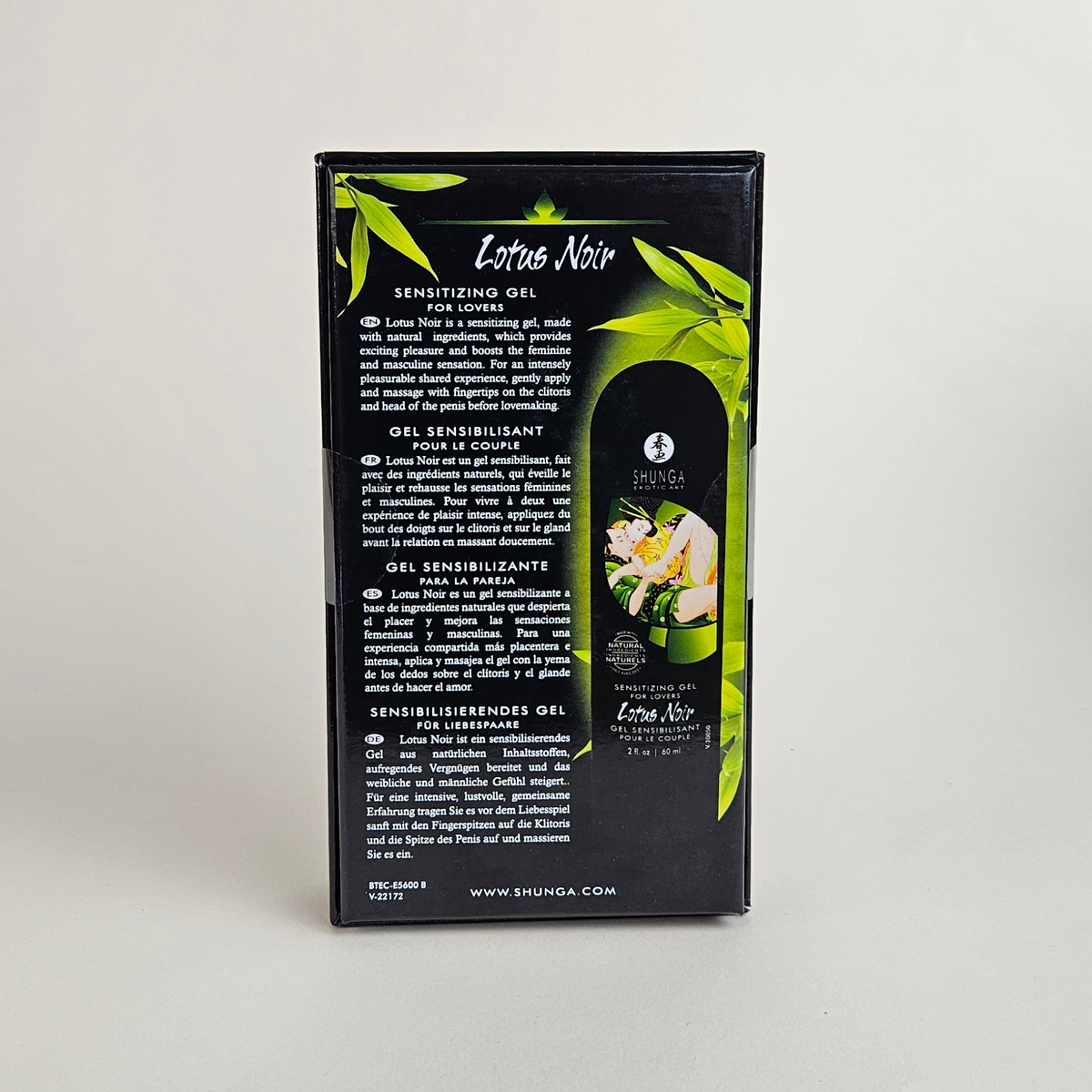 Shunga Lotus Noir - Loção Sensibilizante para Casais
